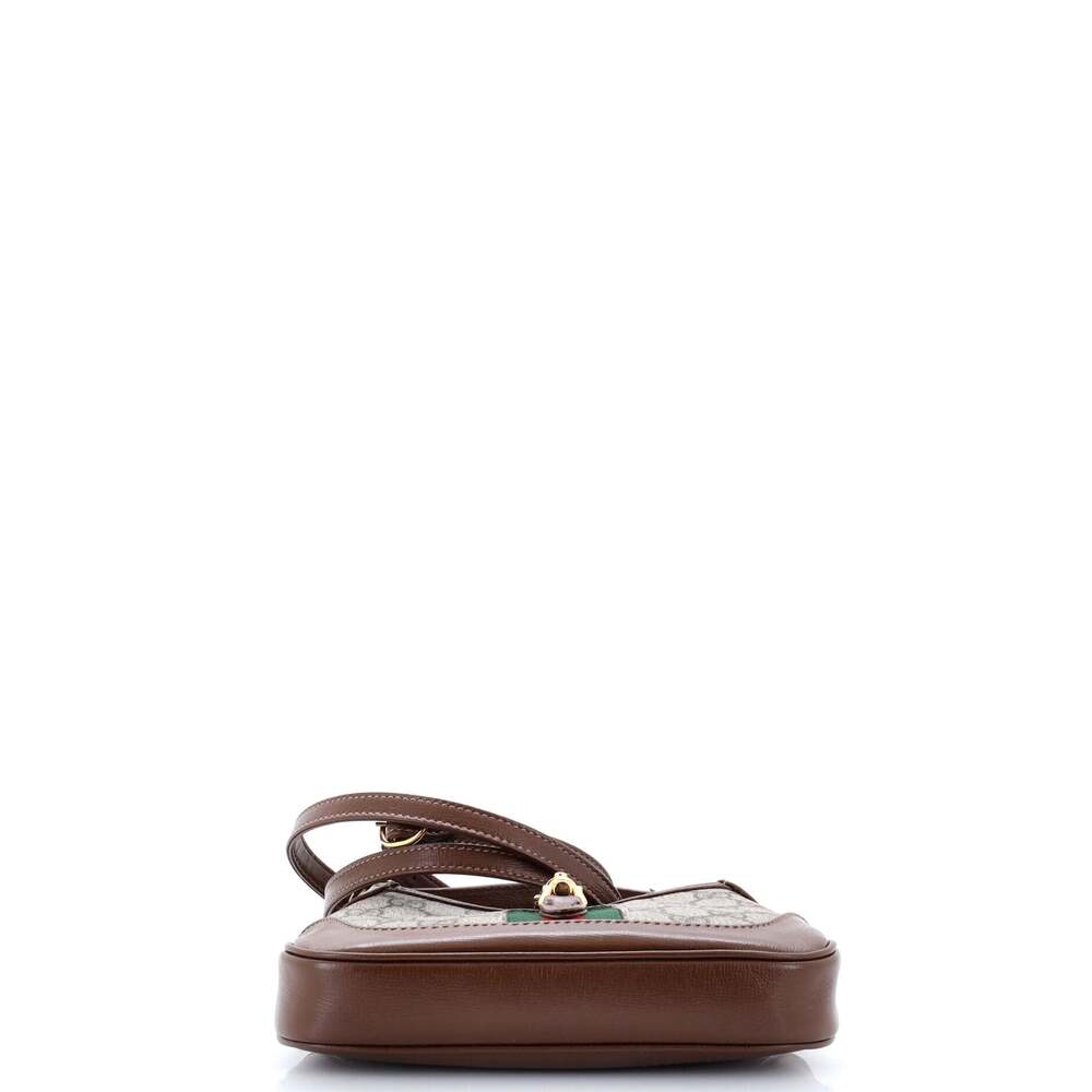 Gucci Jackie Hobo Gg Coated Canvas Mini #229680G20B - Picture 4 of 7